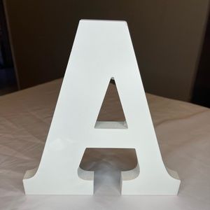 Medium size letter A